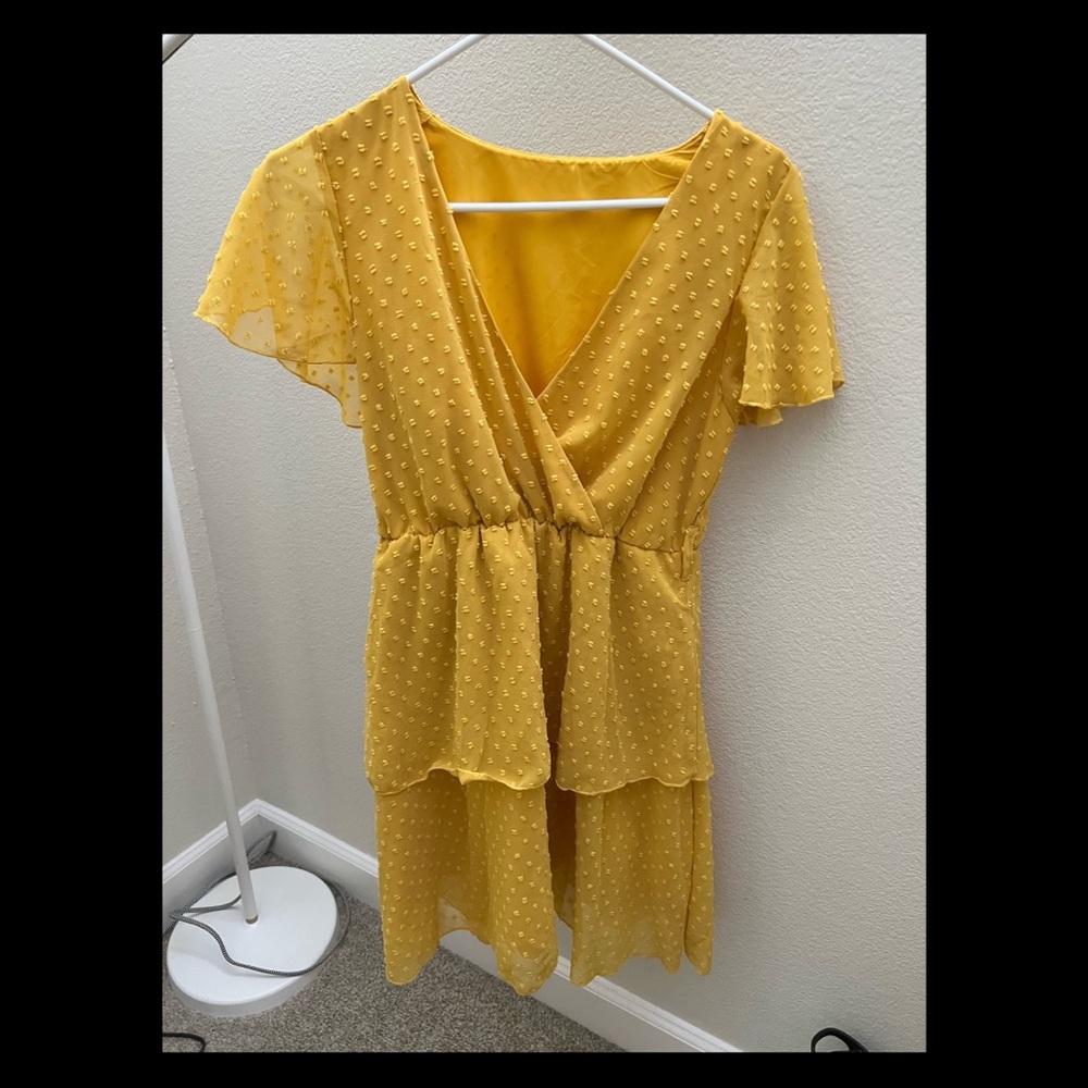 Yellow summer dress